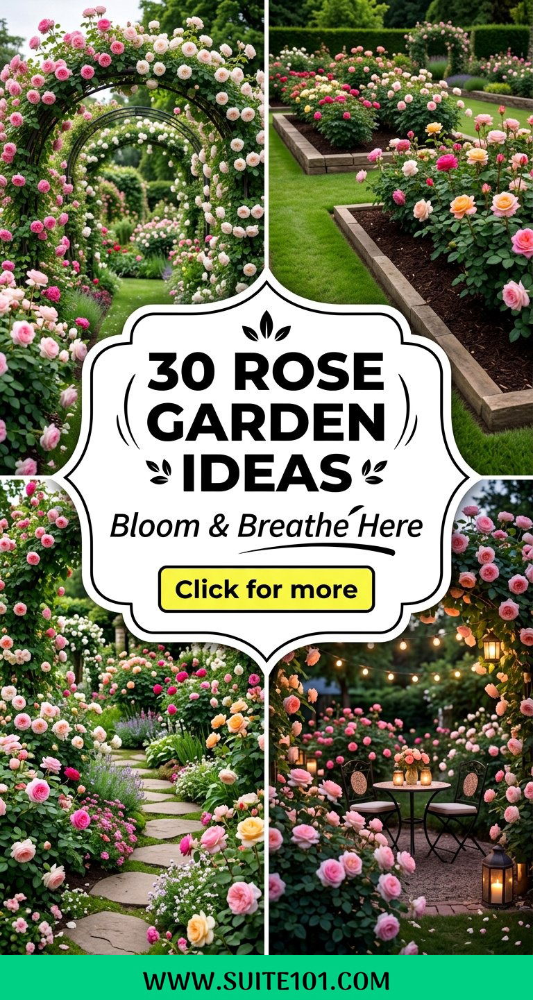 30 Rose Garden Ideas for a Blooming Fragrant Backyard Bliss - 30 Rose Garden Ideas for a Blooming, Fragrant Backyard Bliss
