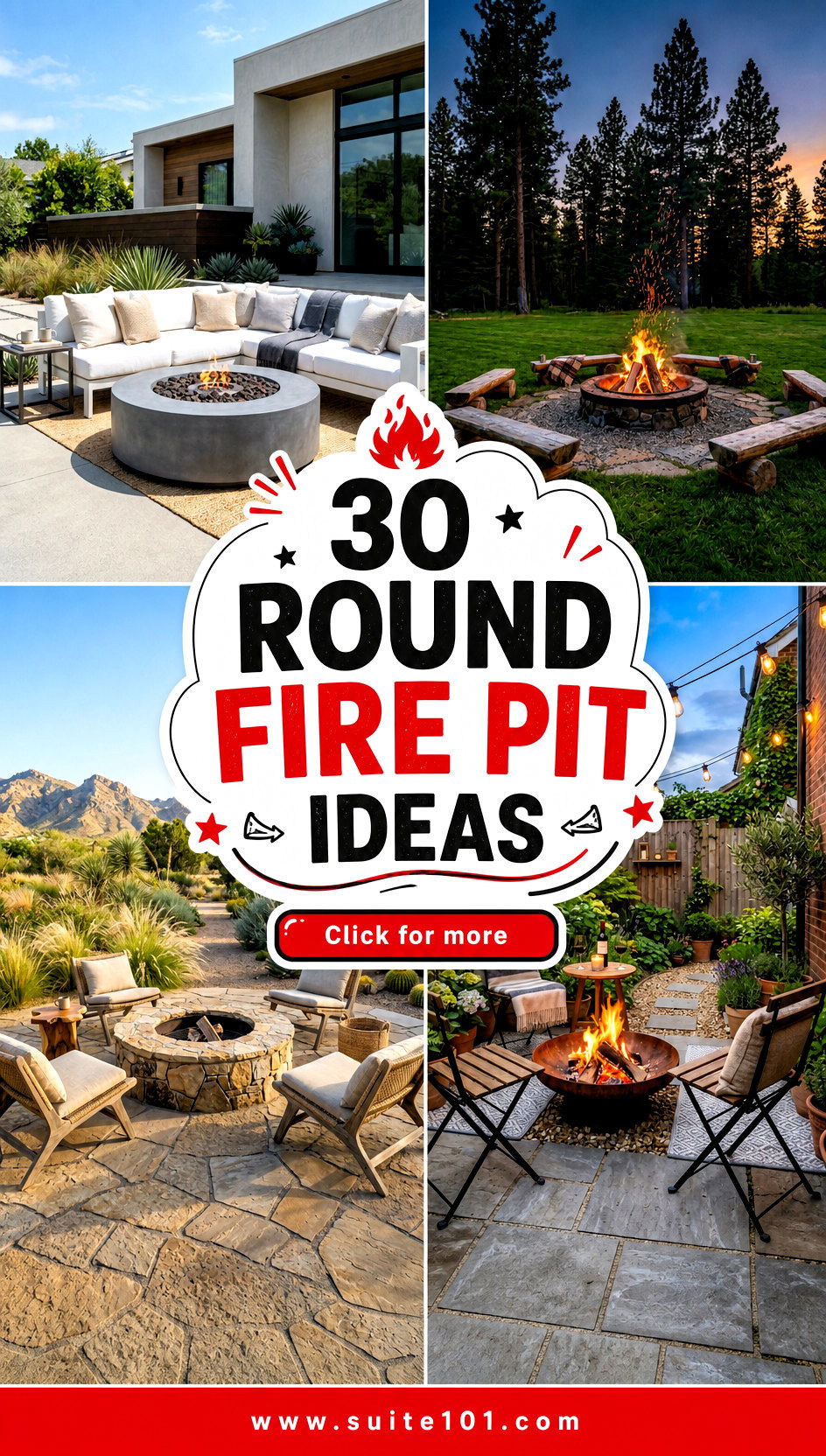 30 Round Fire Pit Ideas to Warm Up Nights in Style Anytime - 30 Round Fire Pit Ideas to Warm Up Nights in Style Anytime