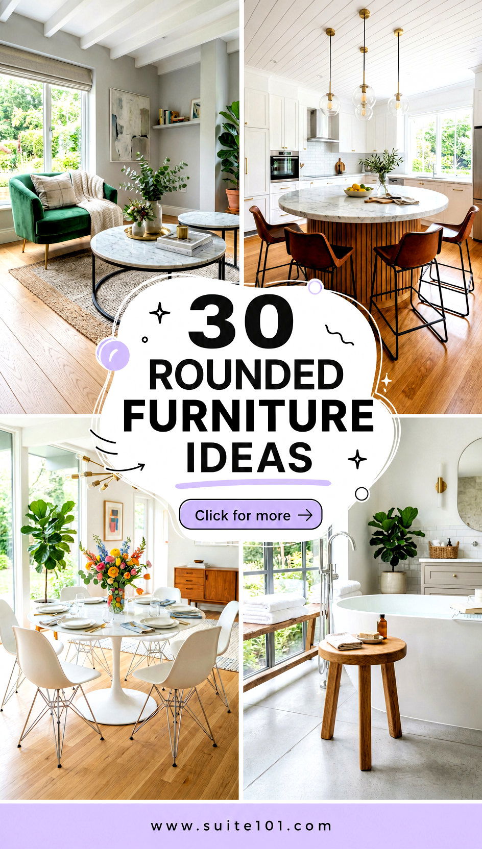 30 Rounded Furniture Ideas for Soft Modern Rooms Youll Love - 30 Rounded Furniture Ideas for Soft, Modern Rooms You'll Love