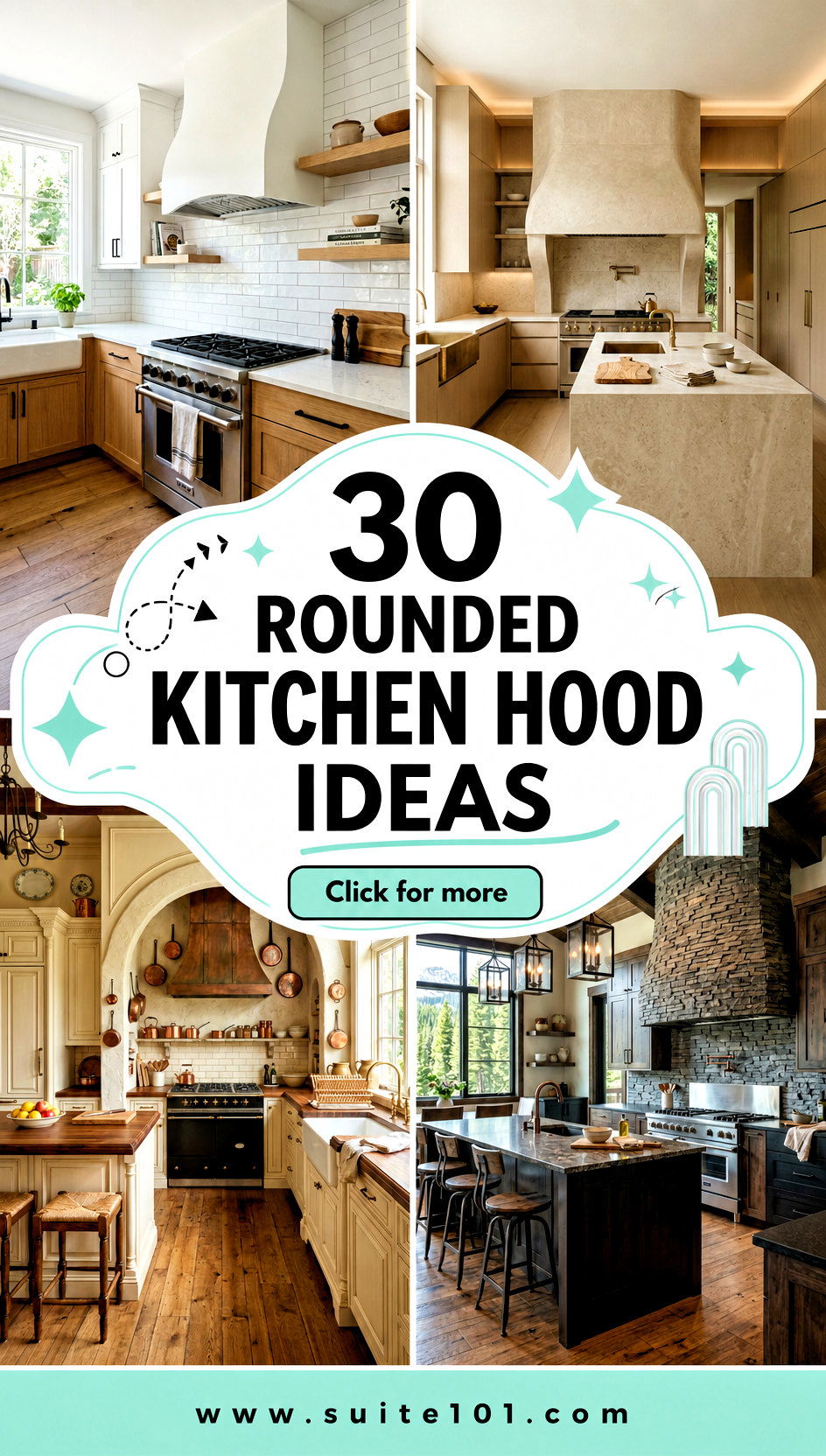 30 Rounded Kitchen Hood Ideas for Sleek Curved Cooking Spaces - 30 Rounded Kitchen Hood Ideas for Sleek, Curved Cooking Spaces