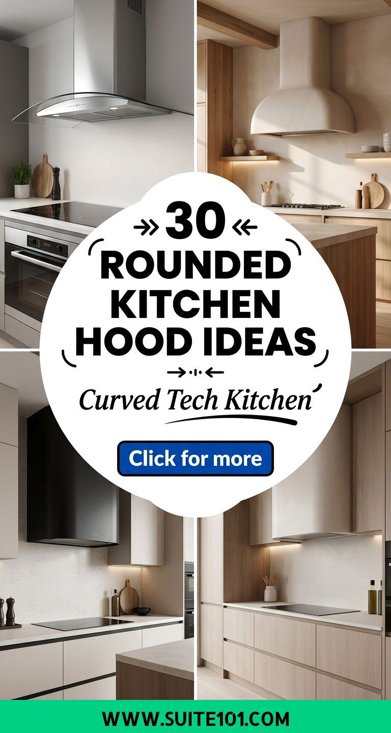 30 Rounded Kitchen Hood Ideas for Sleek Curved Cooking Spaces - 30 Rounded Kitchen Hood Ideas for Sleek, Curved Cooking Spaces
