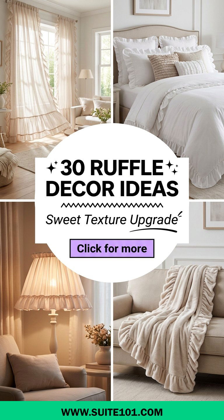 30 Ruffle Decor Ideas to Add Sweet Texture to Every Room - 30 Ruffle Decor Ideas to Add Sweet Texture to Every Room