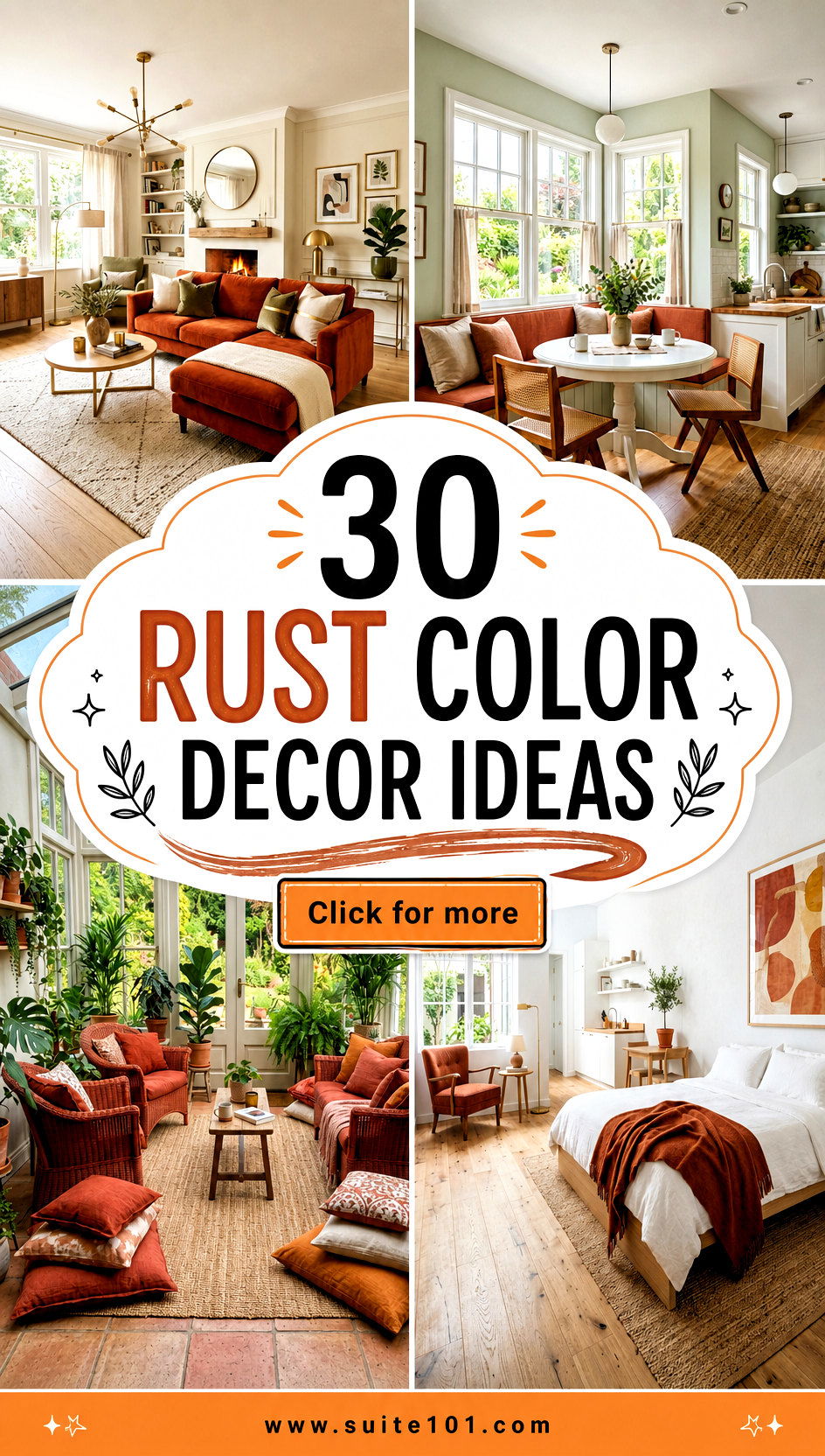 30 Rust Color Decor Ideas to Refresh Any Room With Style - 30 Rust Color Decor Ideas to Refresh Any Room With Style