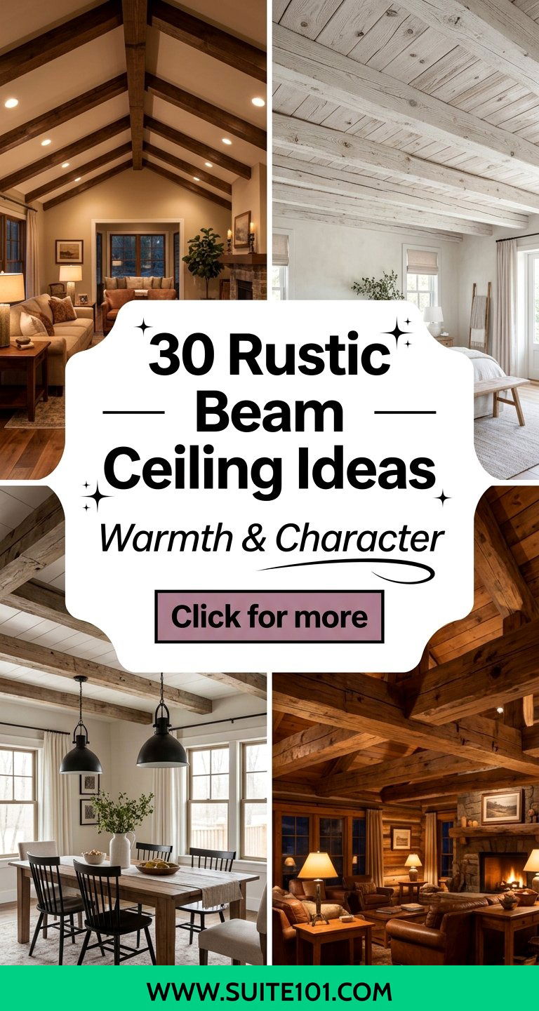 30 Rustic Beam Ceiling Ideas to Add Warmth and Character - 30 Rustic Beam Ceiling Ideas to Add Warmth and Character
