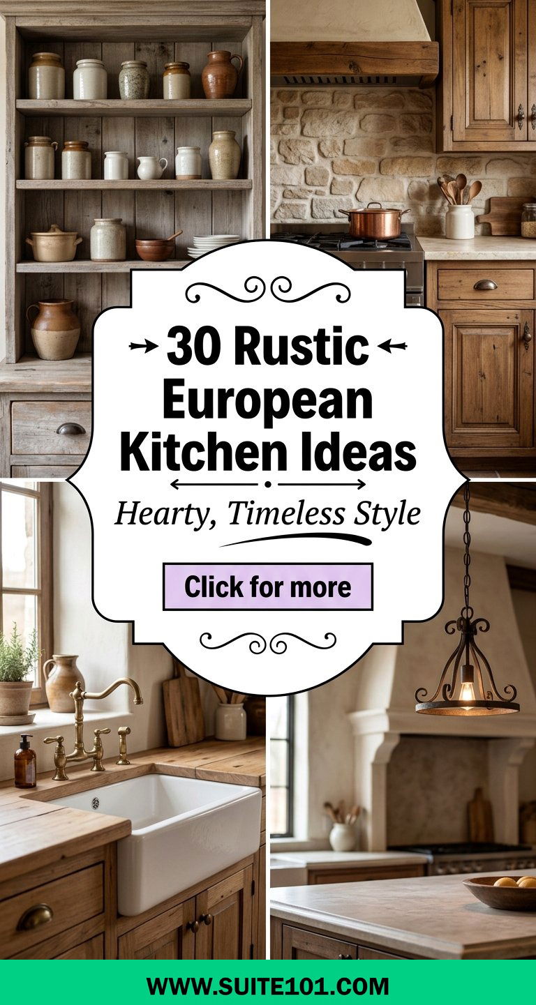 30 Rustic European Kitchen Ideas for Hearty Timeless Style - 30 Rustic European Kitchen Ideas for Hearty, Timeless Style