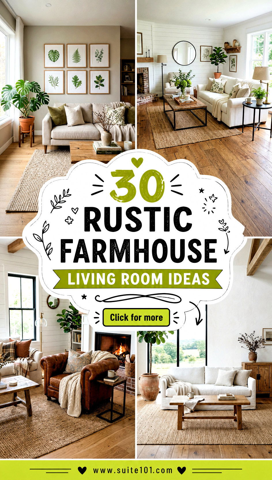 30 Rustic Farmhouse Living Room Ideas That Feel Like Home - 30 Rustic Farmhouse Living Room Ideas That Feel Like Home