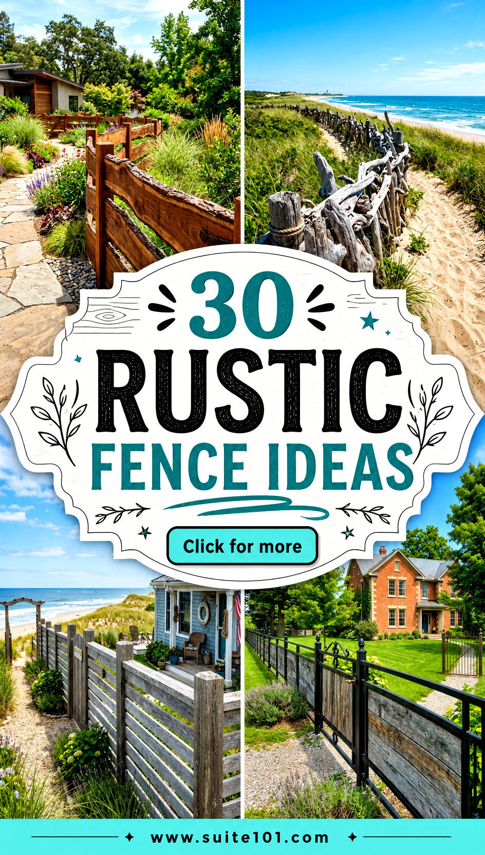 30 Rustic Fence Ideas to Upgrade Your Outdoor Privacy Fast - 30 Rustic Fence Ideas to Upgrade Your Outdoor Privacy Fast