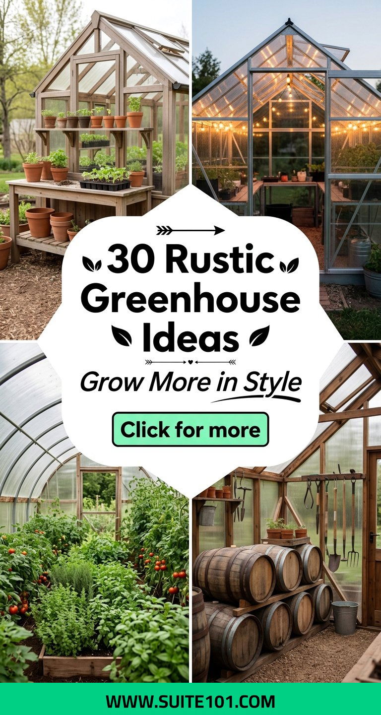 30 Rustic Greenhouse Ideas to Grow More in Charming Style - 30 Rustic Greenhouse Ideas to Grow More in Charming Style