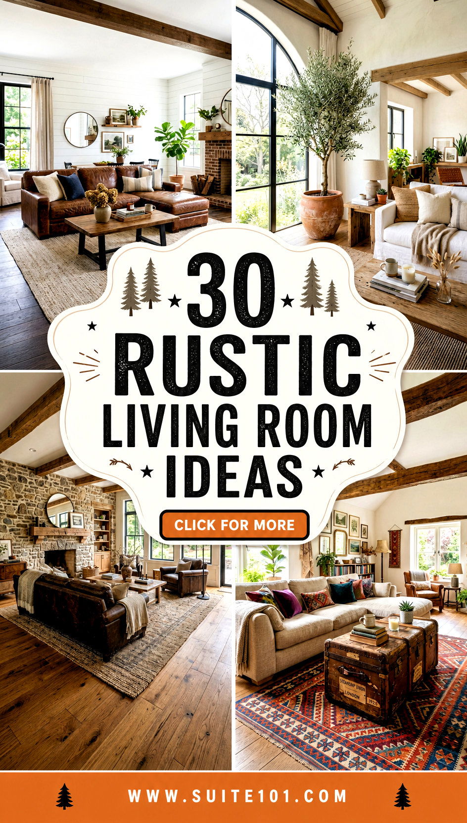 30 Rustic Living Room Ideas to Create Cozy Cabin Vibes Fast - 30 Rustic Living Room Ideas to Create Cozy Cabin Vibes Fast