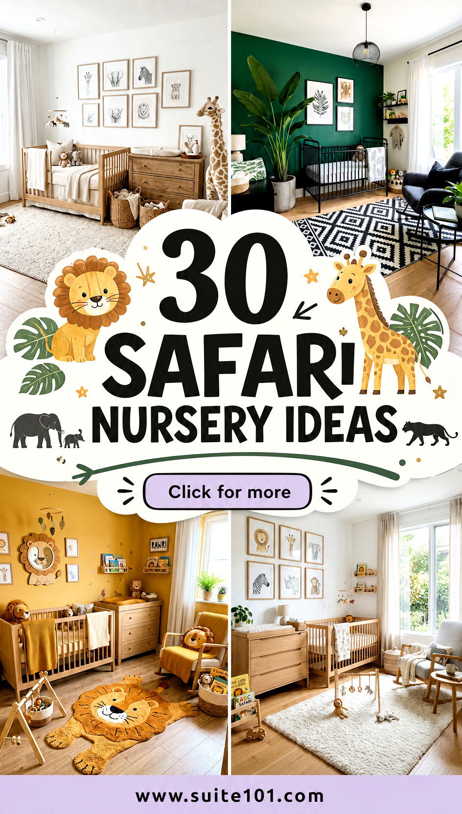 30 Safari Nursery Ideas for a Wild Cozy Baby Room Wonder - 30 Safari Nursery Ideas for a Wild, Cozy Baby Room Wonder