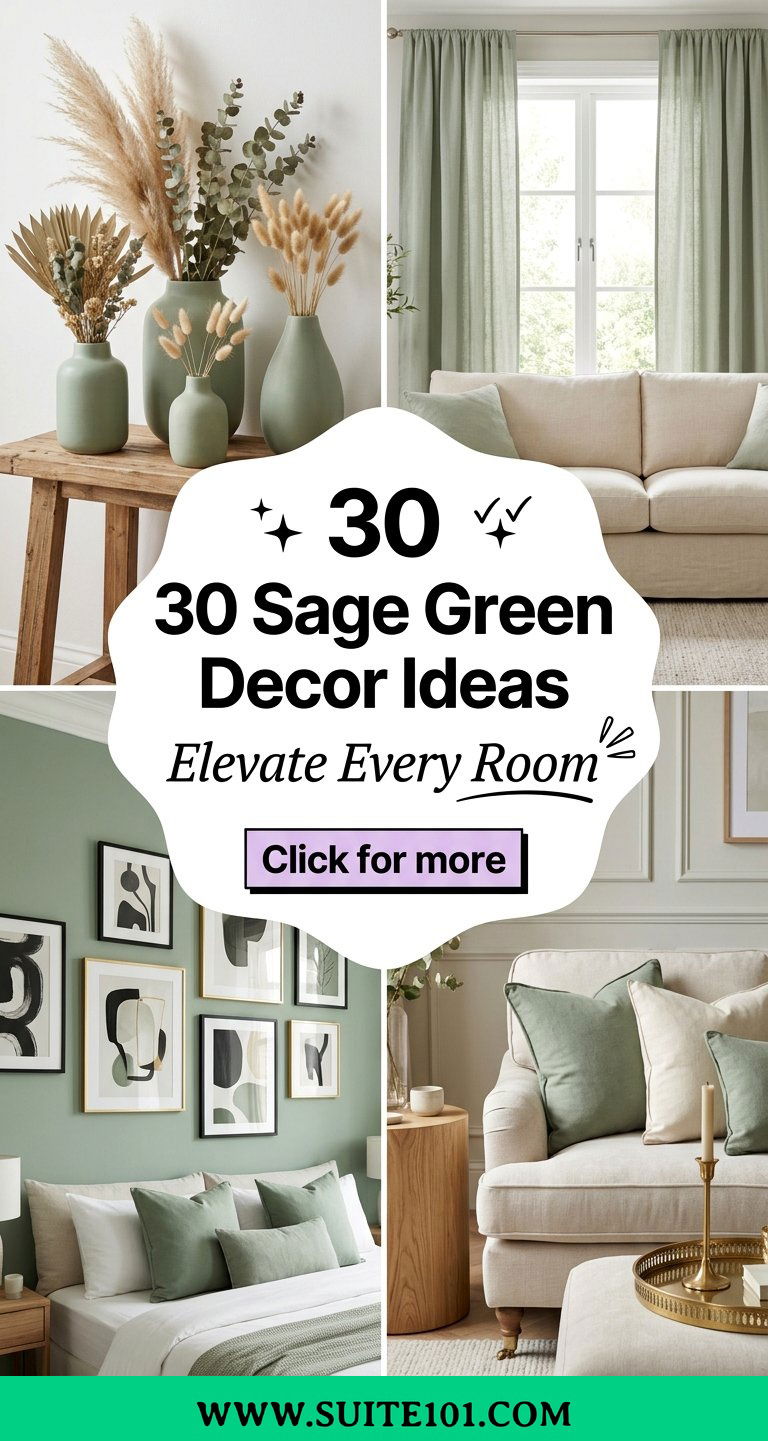 30 Sage Green Decor Ideas to Elevate Any Room in Style Today - 30 Sage Green Decor Ideas to Elevate Any Room in Style Today