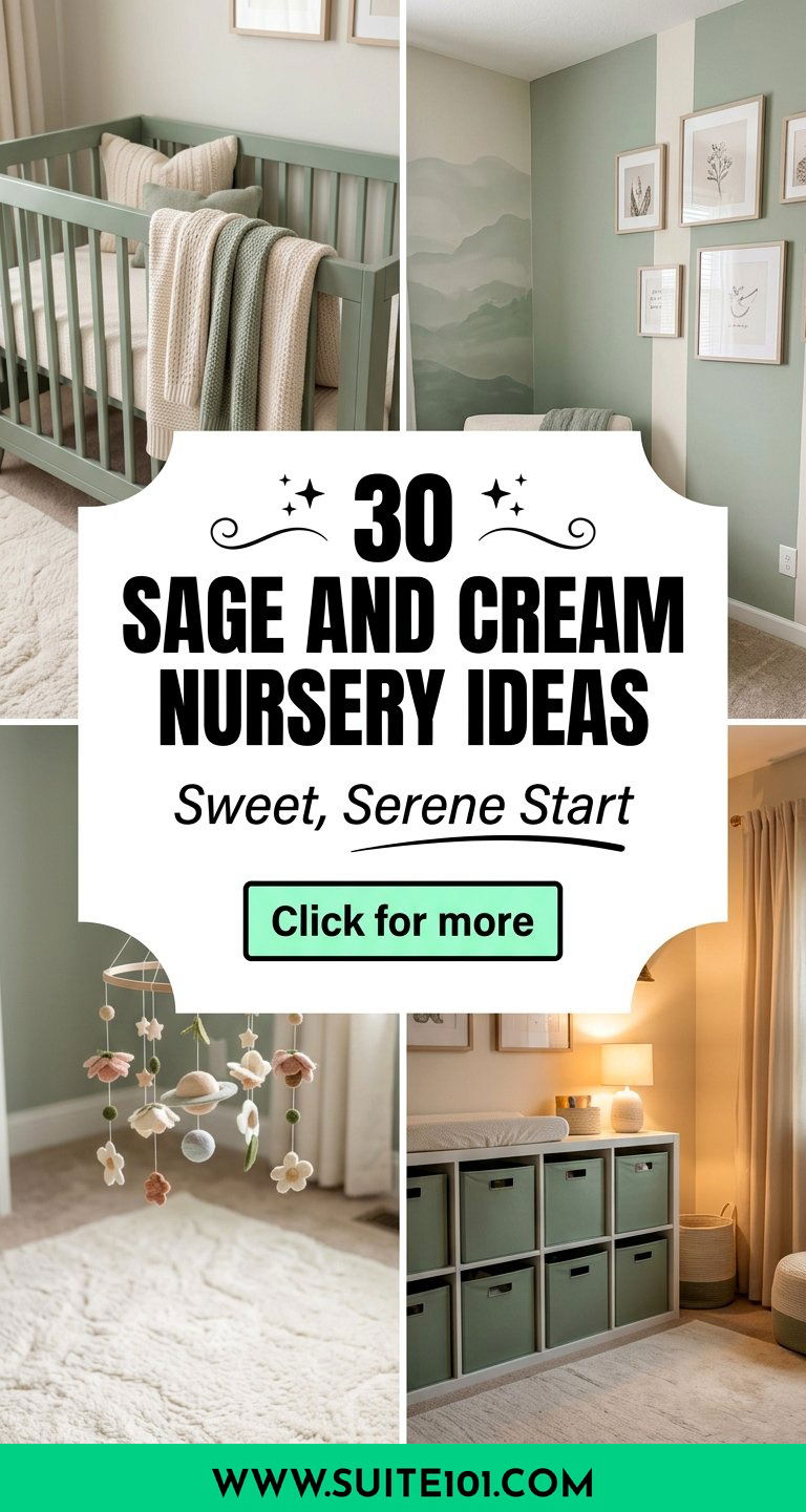 30 Sage and Cream Nursery Ideas for a Sweet Serene Start - 30 Sage and Cream Nursery Ideas for a Sweet, Serene Start