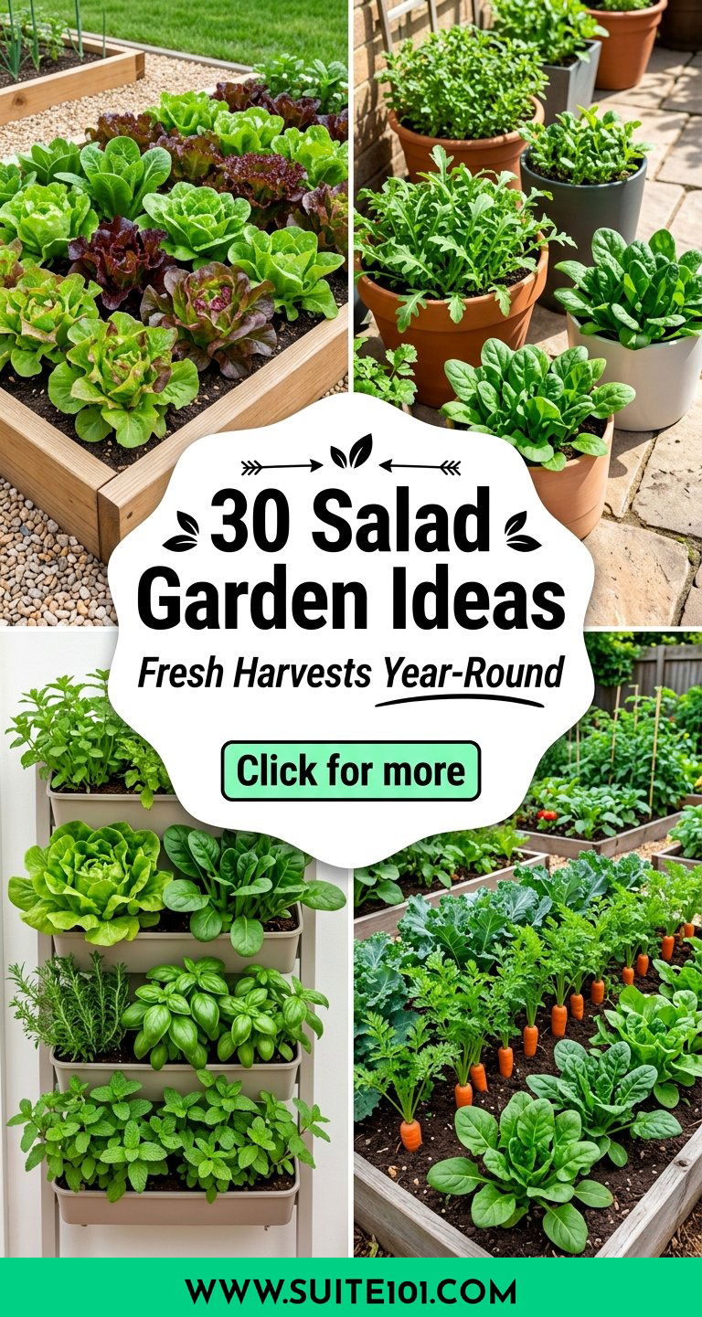 30 Salad Garden Ideas for Fresh Harvests All Season Long - 30 Salad Garden Ideas for Fresh Harvests All Season Long