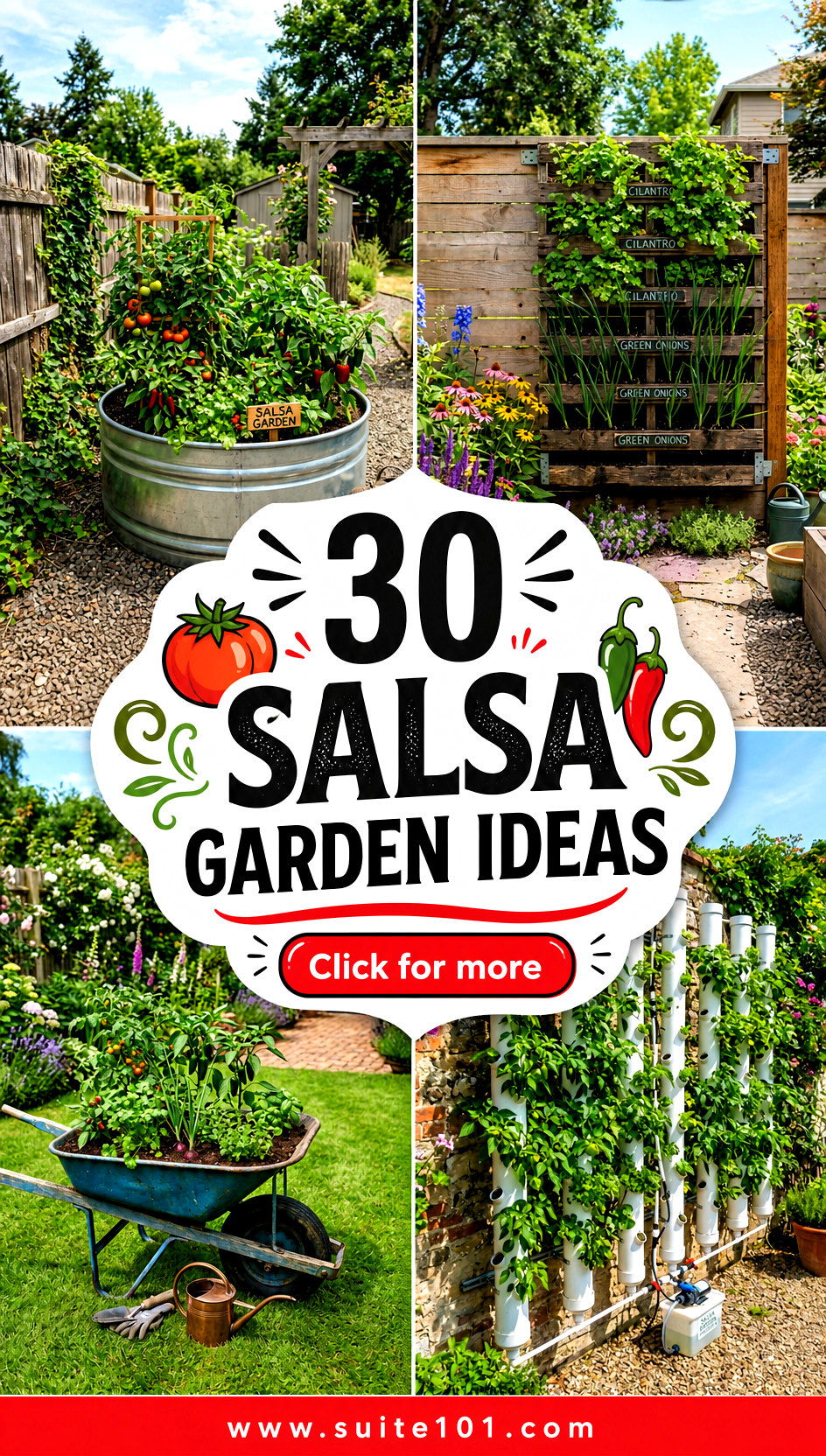 30 Salsa Garden Ideas to Grow Bold Flavor at Home with Ease - 30 Salsa Garden Ideas to Grow Bold Flavor at Home with Ease