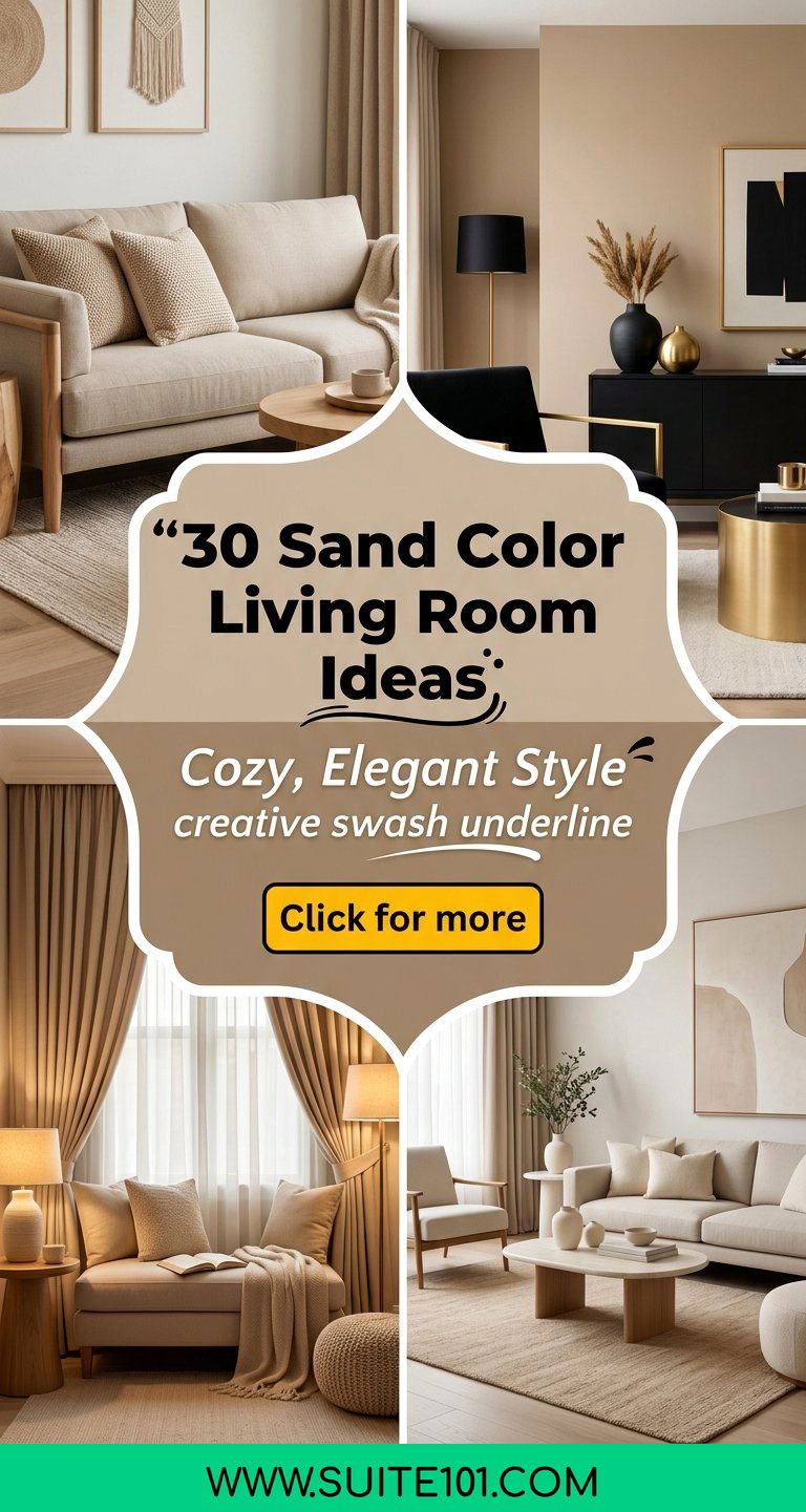 30 Sand Color Living Room Ideas for Cozy Elegant Style Now - 30 Sand Color Living Room Ideas for Cozy, Elegant Style Now