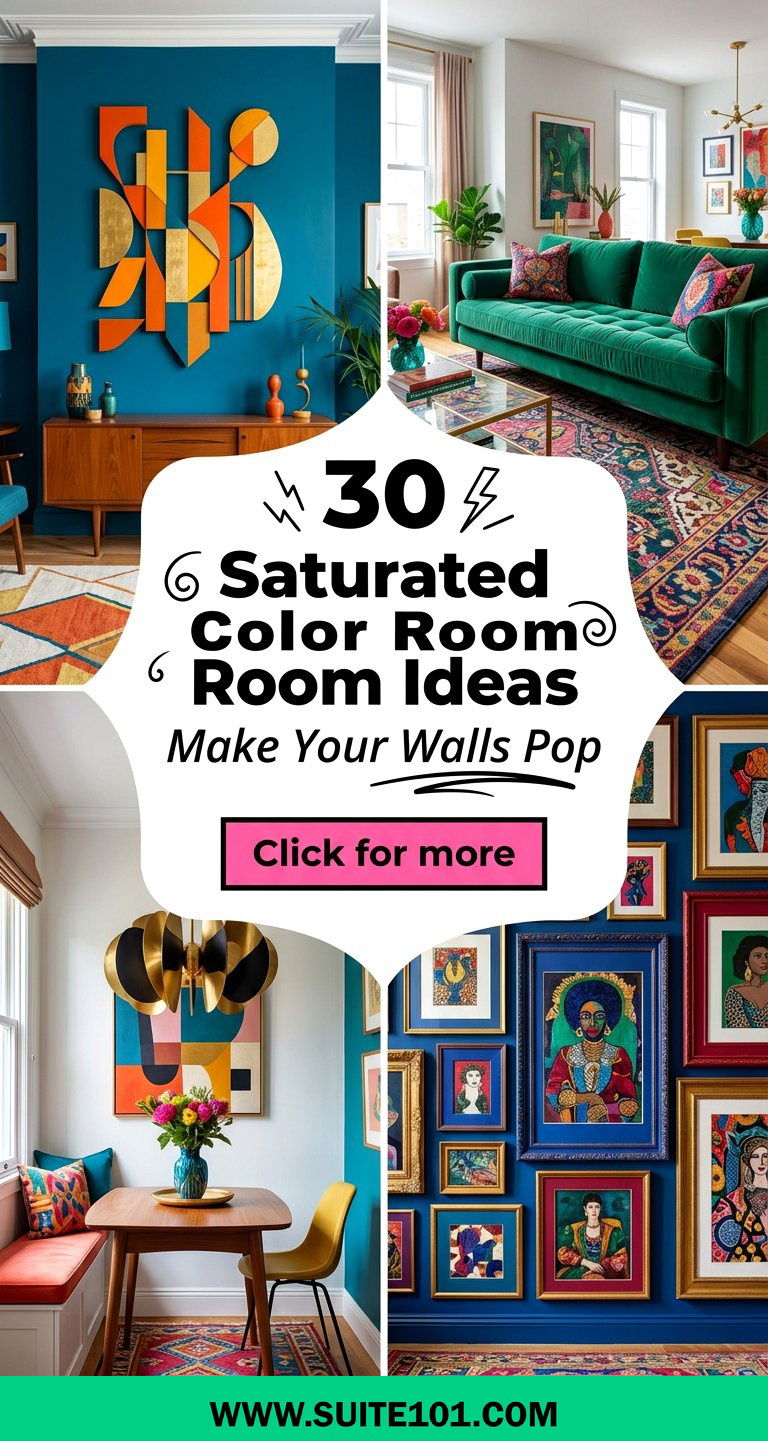 30 Saturated Color Room Ideas to Make Your Walls Pop Beautifully - 30 Saturated Color Room Ideas to Make Your Walls Pop Beautifully