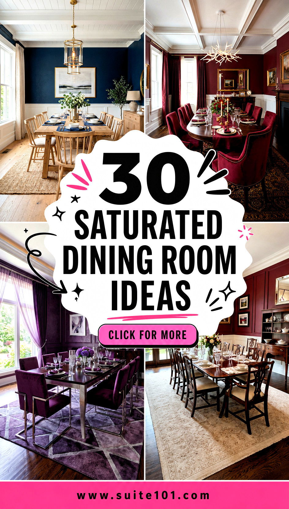 30 Saturated Dining Room Ideas That Wow Your Guests Fast - 30 Saturated Dining Room Ideas That Wow Your Guests Fast