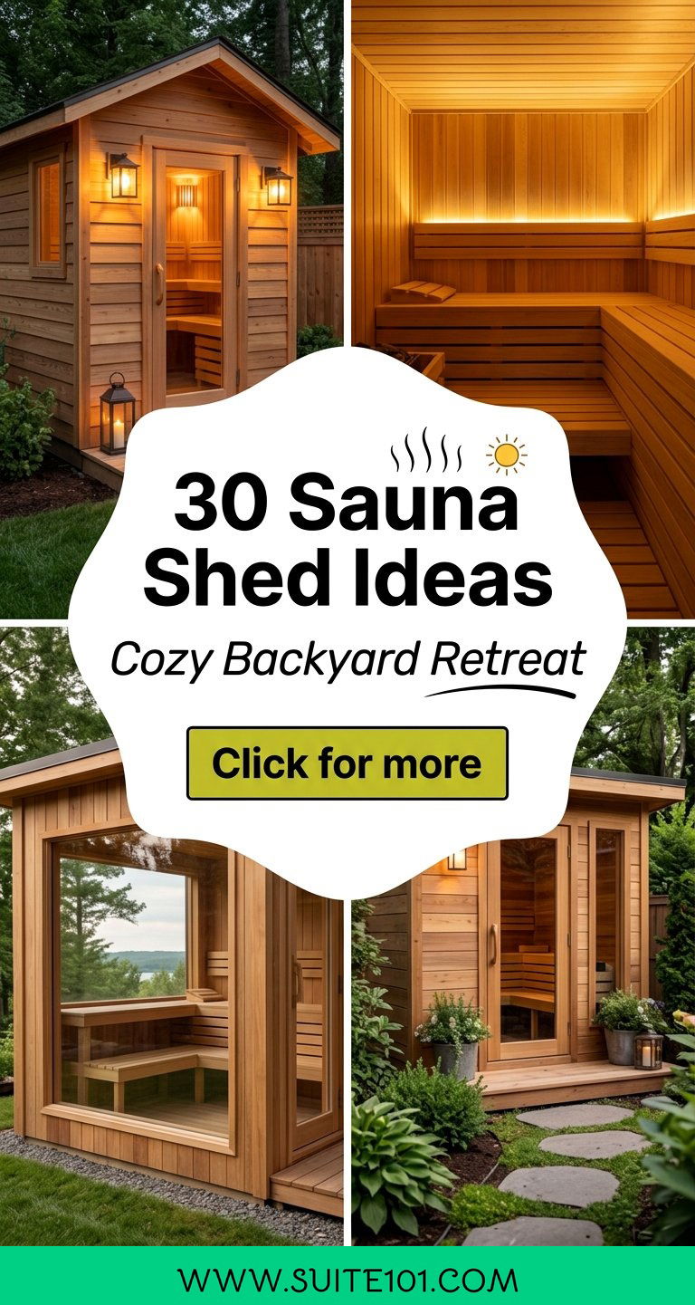 30 Sauna Shed Ideas for Cozy Retreats in Your Backyard - 30 Sauna Shed Ideas for Cozy Retreats in Your Backyard