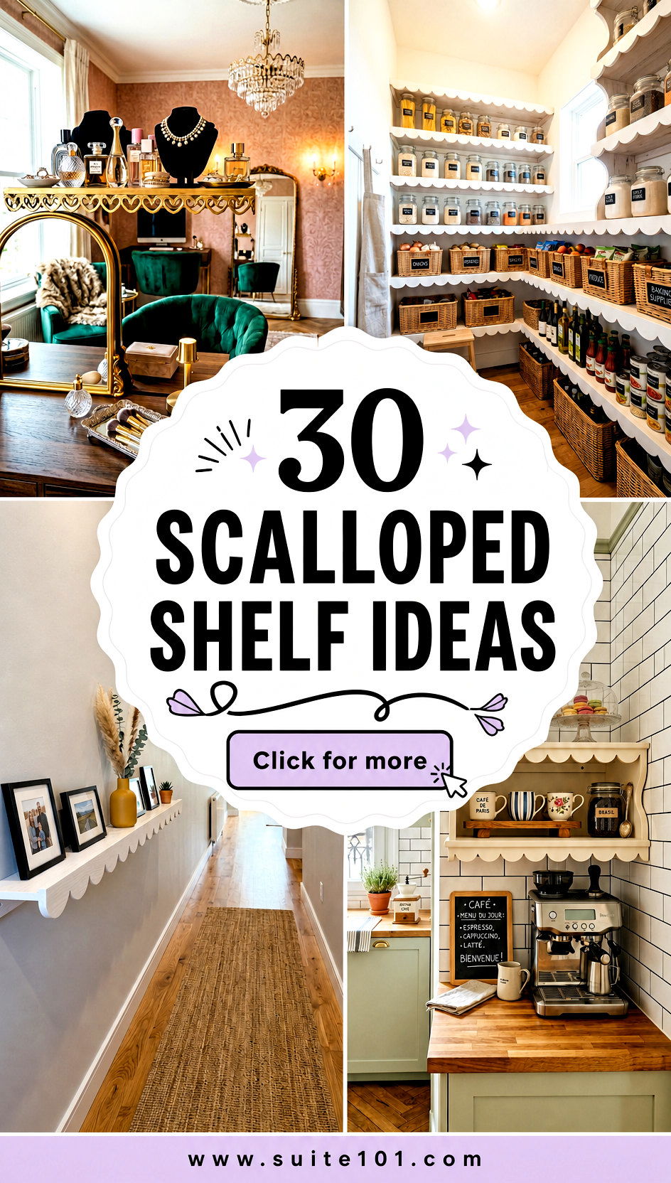 30 Scalloped Shelf Ideas to Upgrade Any Room in Style Today - 30 Scalloped Shelf Ideas to Upgrade Any Room in Style Today