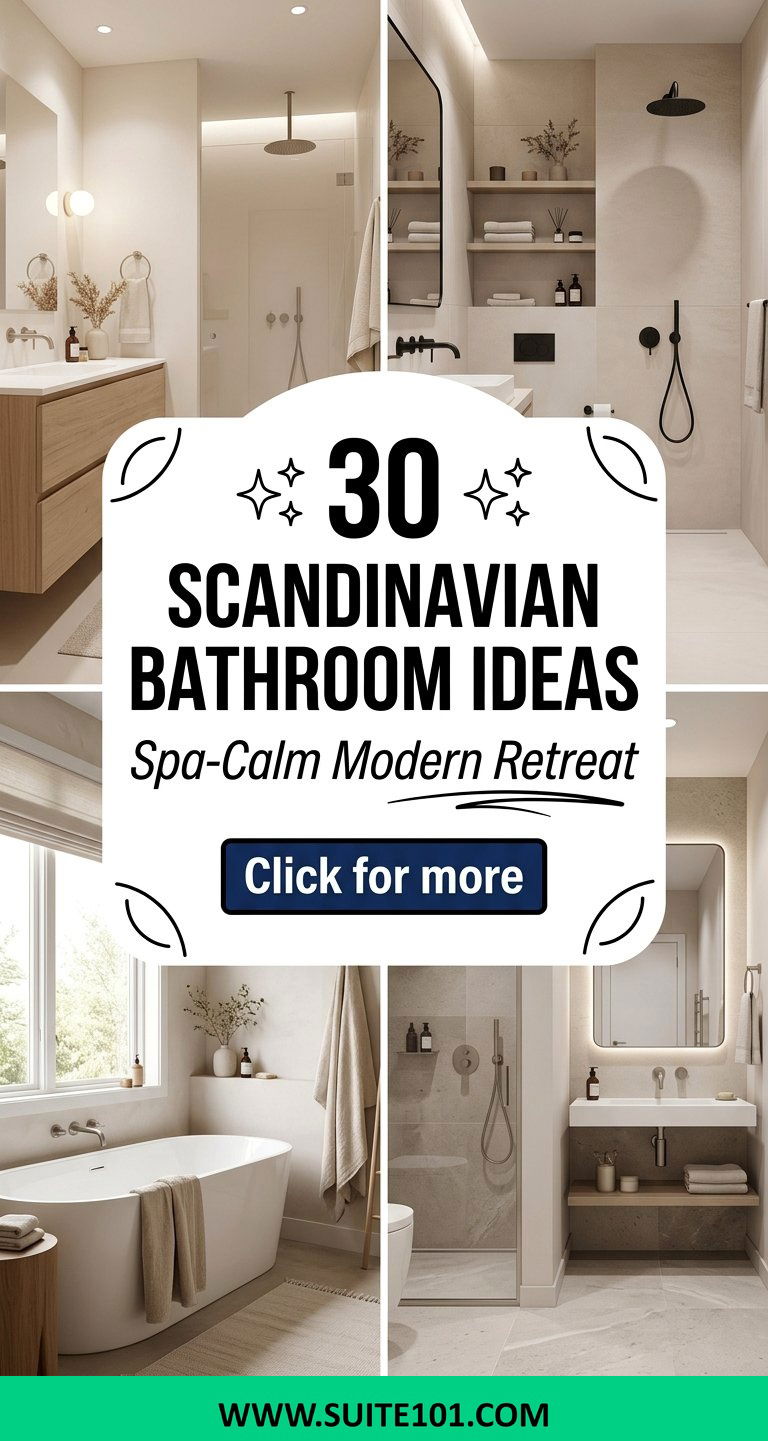30 Scandinavian Bathroom Ideas for Spa-Calm Modern Relaxation - 30 Scandinavian Bathroom Ideas for Spa-Calm, Modern Relaxation