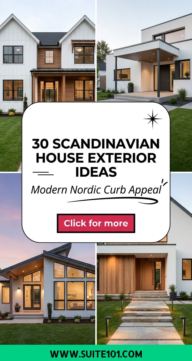 30 Scandinavian House Exterior Ideas for a Modern Nordic Look - 30 Scandinavian House Exterior Ideas for a Modern Nordic Look