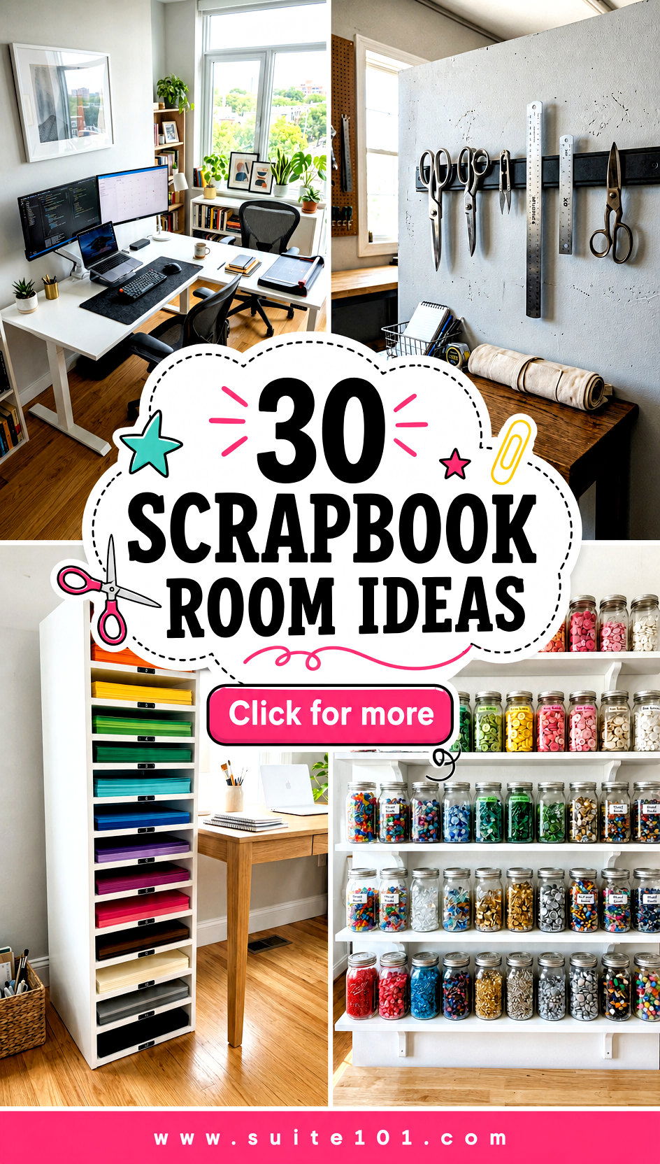 30 Scrapbook Room Ideas to Design a Creative Space Youll Love - 30 Scrapbook Room Ideas to Design a Creative Space You'll Love