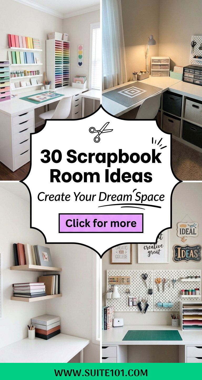 30 Scrapbook Room Ideas to Design a Creative Space Youll Love - 30 Scrapbook Room Ideas to Design a Creative Space You'll Love