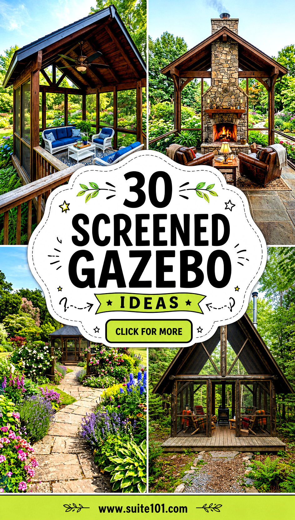 30 Screened Gazebo Ideas for Cozy Breezy Backyard Days - 30 Screened Gazebo Ideas for Cozy, Breezy Backyard Days