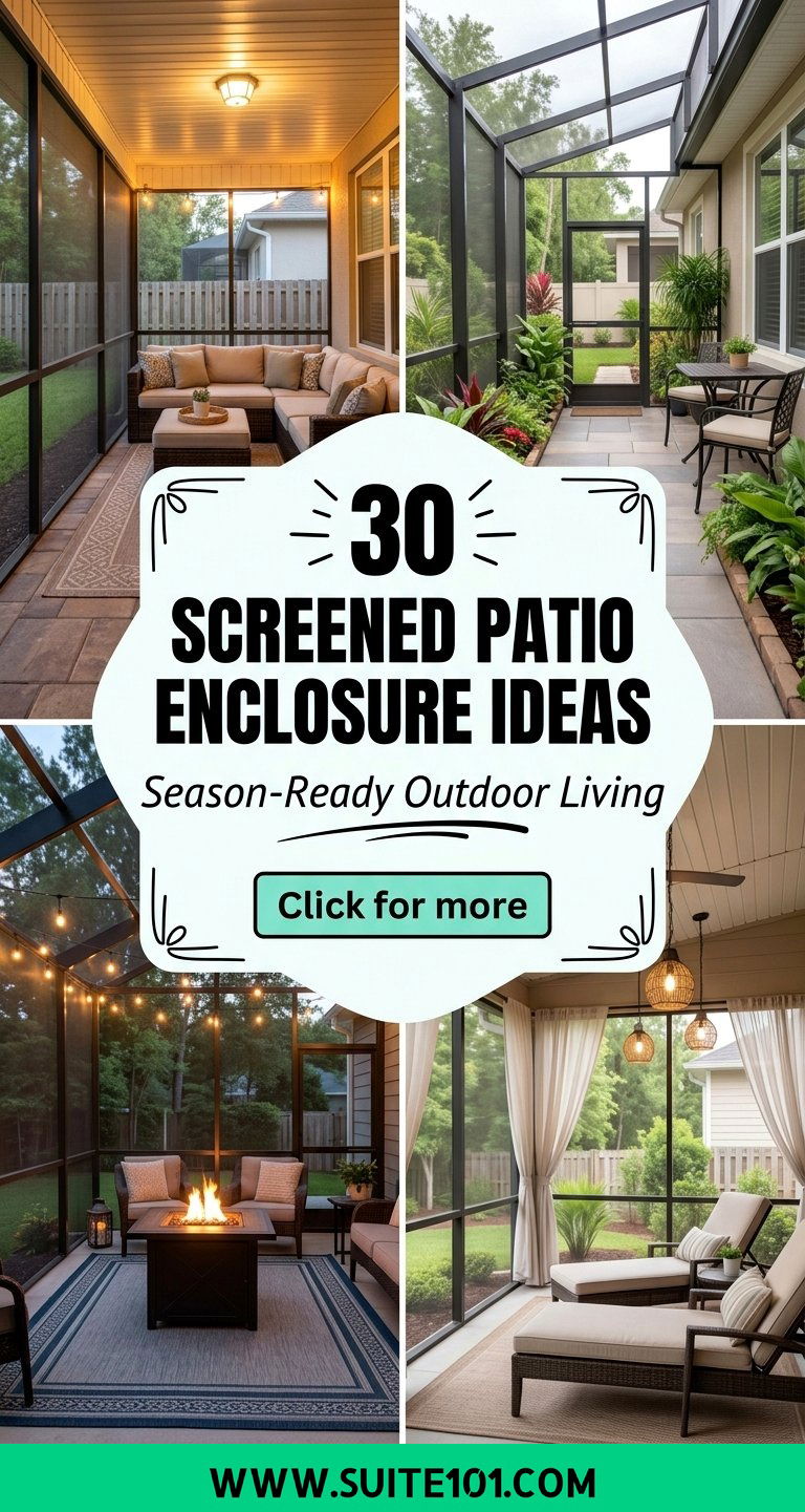 30 Screened Patio Enclosure Ideas to Enjoy the Seasons - 30 Screened Patio Enclosure Ideas to Enjoy the Seasons