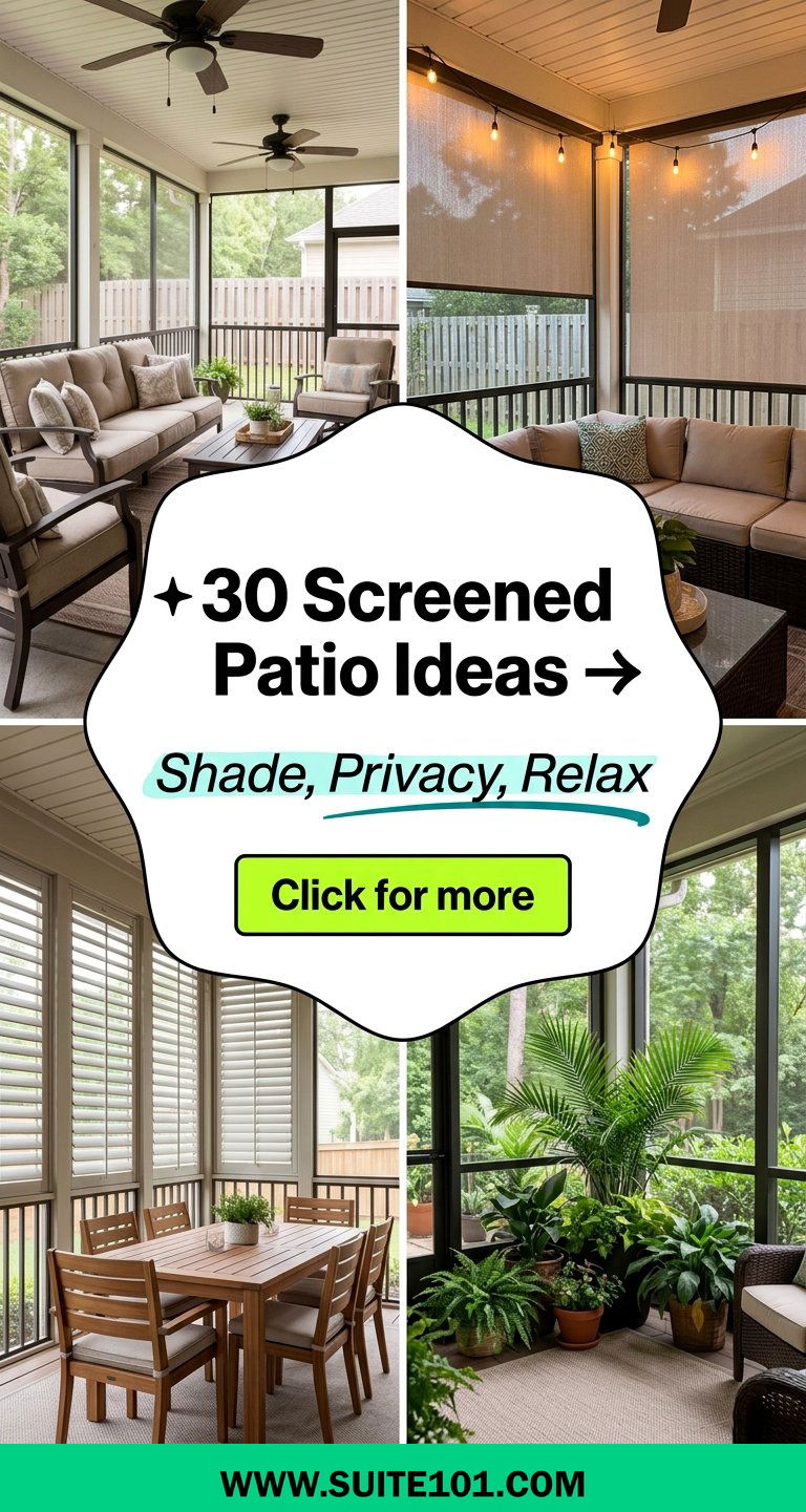 30 Screened Patio Ideas for Shade Privacy and Relaxation - 30 Screened Patio Ideas for Shade, Privacy, and Relaxation