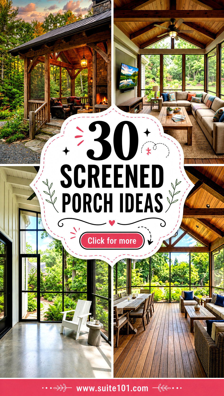 30 Screened Porch Ideas for a Beautiful Outdoor Living Space - 30 Screened Porch Ideas for a Beautiful Outdoor Living Space