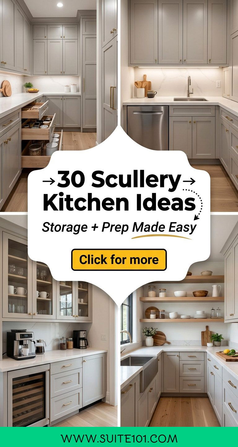 30 Scullery Kitchen Ideas for Extra Storage and Effortless Prep - 30 Scullery Kitchen Ideas for Extra Storage and Effortless Prep