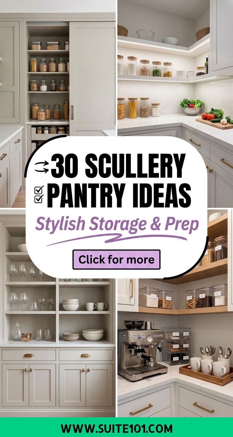 30 Scullery Pantry Ideas for Stylish Storage and Prep Everyday - 30 Scullery Pantry Ideas for Stylish Storage and Prep Everyday