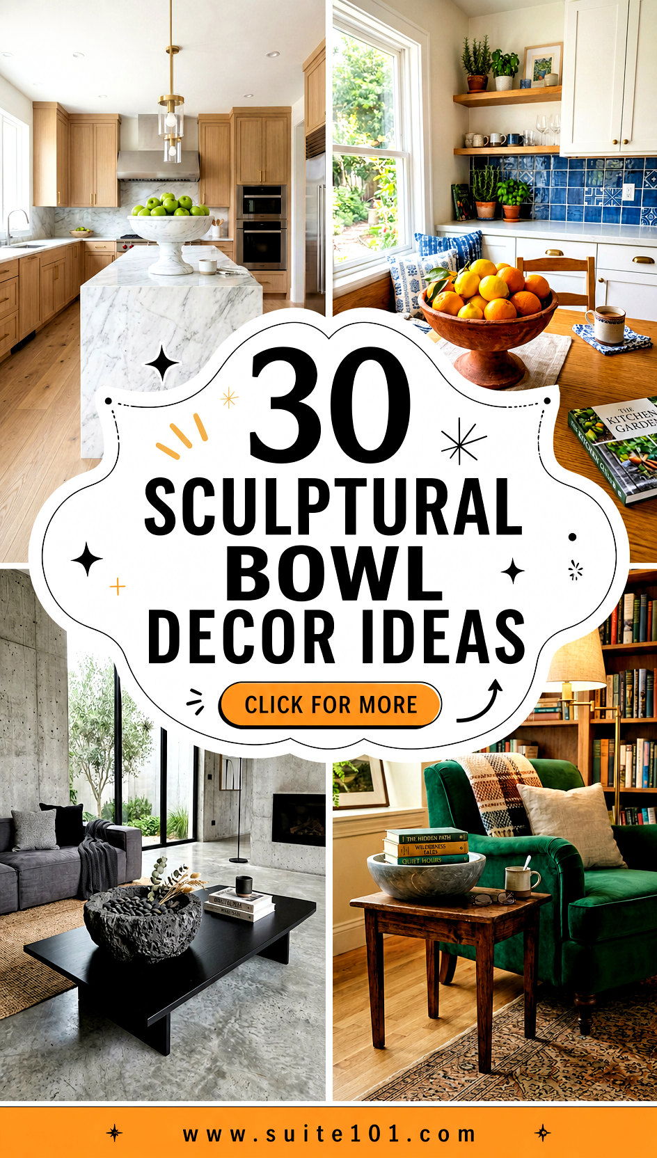 30 Sculptural Bowl Decor Ideas to Elevate Your Tablescape - 30 Sculptural Bowl Decor Ideas to Elevate Your Tablescape
