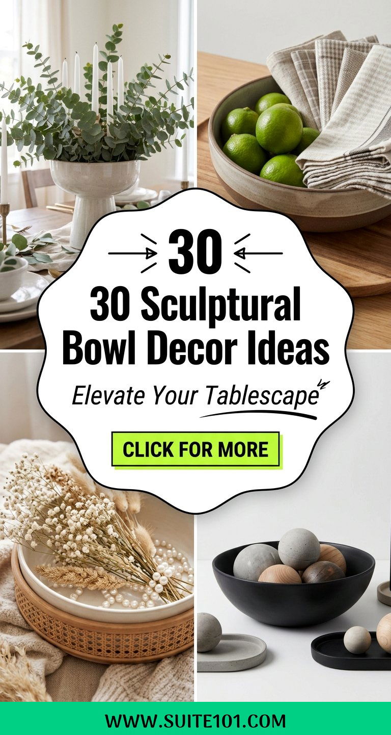 30 Sculptural Bowl Decor Ideas to Elevate Your Tablescape - 30 Sculptural Bowl Decor Ideas to Elevate Your Tablescape