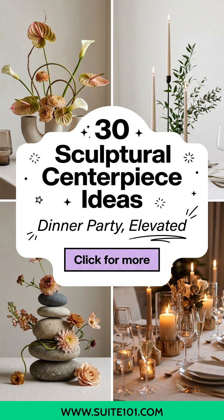 30 Sculptural Centerpiece Ideas to Elevate Your Dinner Party - 30 Sculptural Centerpiece Ideas to Elevate Your Dinner Party