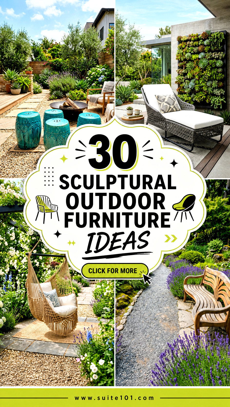 30 Sculptural Outdoor Furniture Ideas for a Stunning Patio - 30 Sculptural Outdoor Furniture Ideas for a Stunning Patio