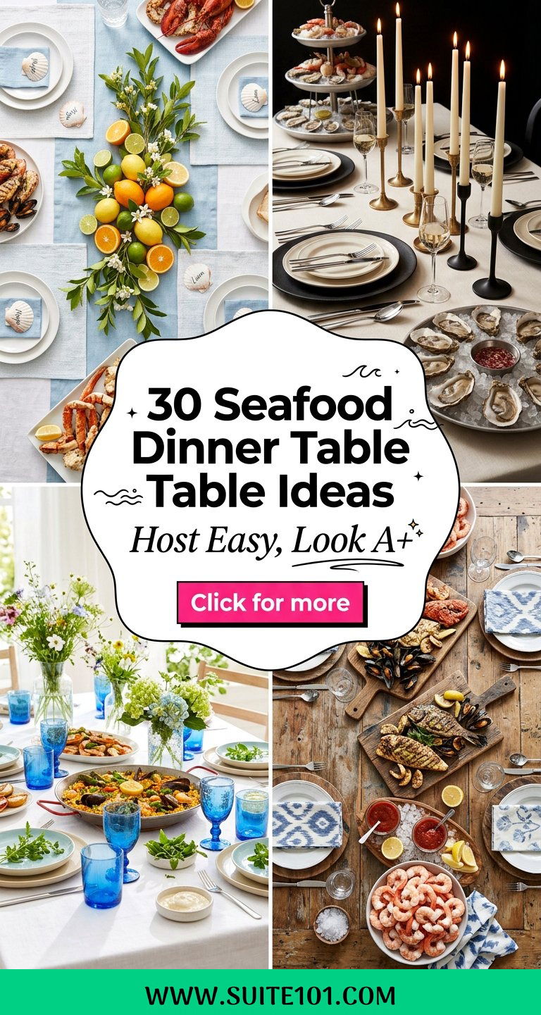 30 Seafood Dinner Table Ideas Aesthetic for Effortless Hosting - 30 Seafood Dinner Table Ideas Aesthetic for Effortless Hosting