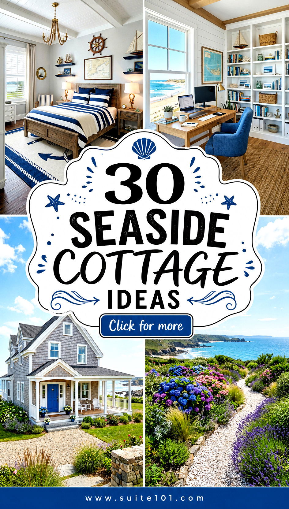 30 Seaside Cottage Ideas for Bright Breezy Coastal Charm - 30 Seaside Cottage Ideas for Bright, Breezy Coastal Charm
