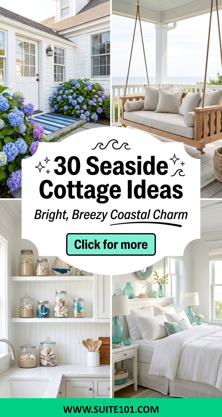 30 Seaside Cottage Ideas for Bright Breezy Coastal Charm - 30 Seaside Cottage Ideas for Bright, Breezy Coastal Charm