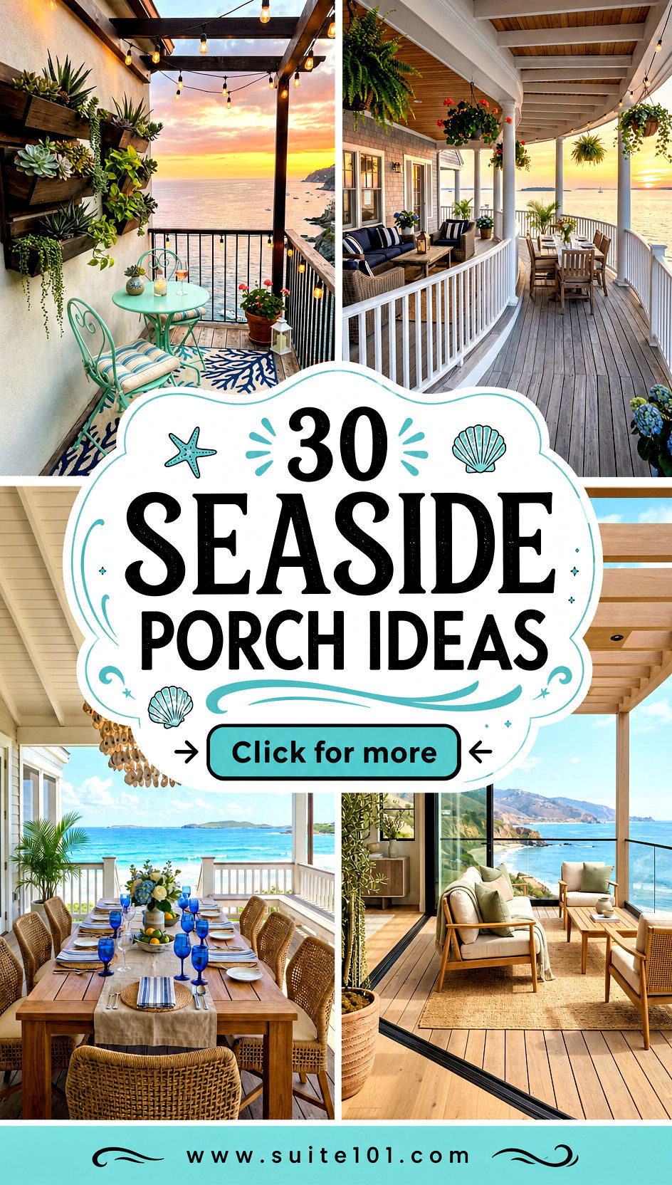 30 Seaside Porch Ideas for Coastal Curb Appeal - 30 Seaside Porch Ideas for Coastal Curb Appeal