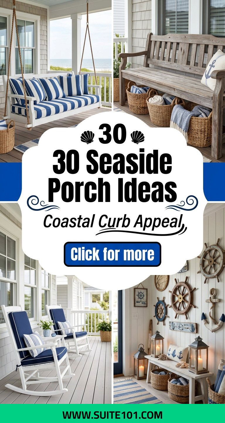 30 Seaside Porch Ideas for Coastal Curb Appeal - 30 Seaside Porch Ideas for Coastal Curb Appeal