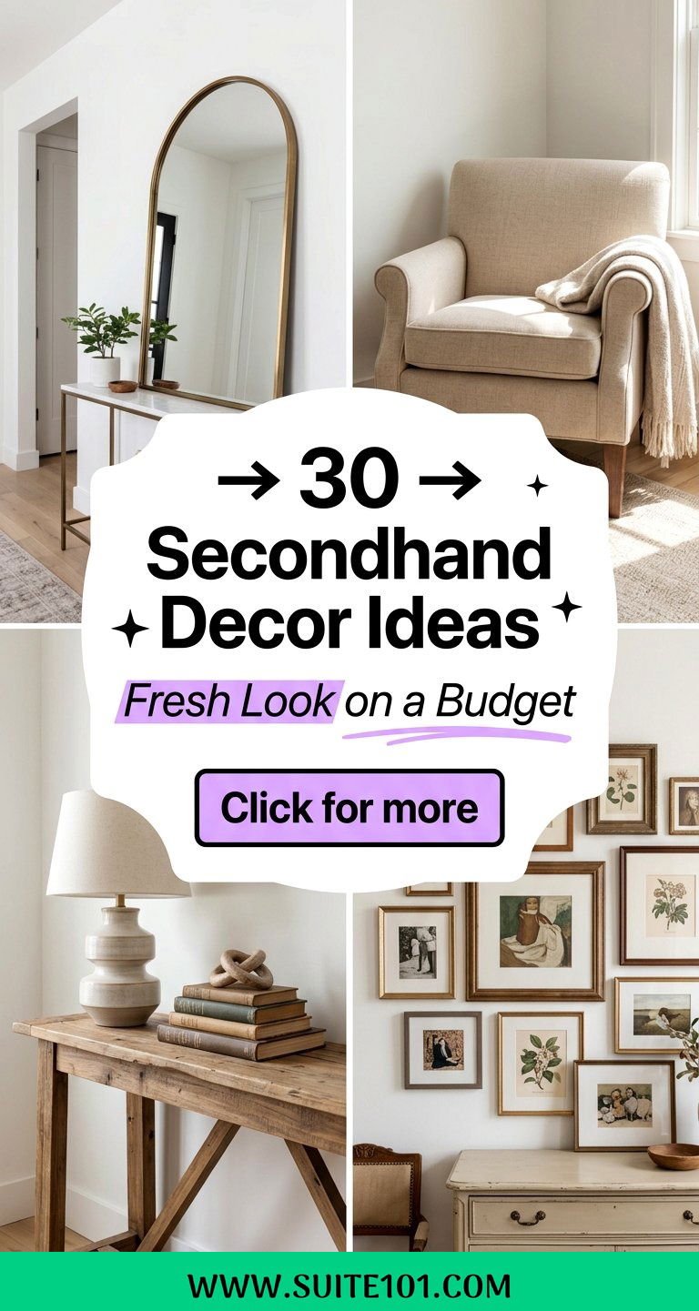 30 Secondhand Decor Ideas for a Fresh Look on a Budget Now - 30 Secondhand Decor Ideas for a Fresh Look on a Budget Now