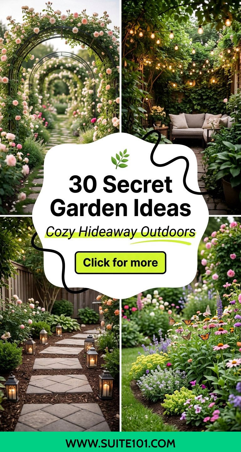 30 Secret Garden Ideas to Create a Cozy Hideaway Outdoors - 30 Secret Garden Ideas to Create a Cozy Hideaway Outdoors