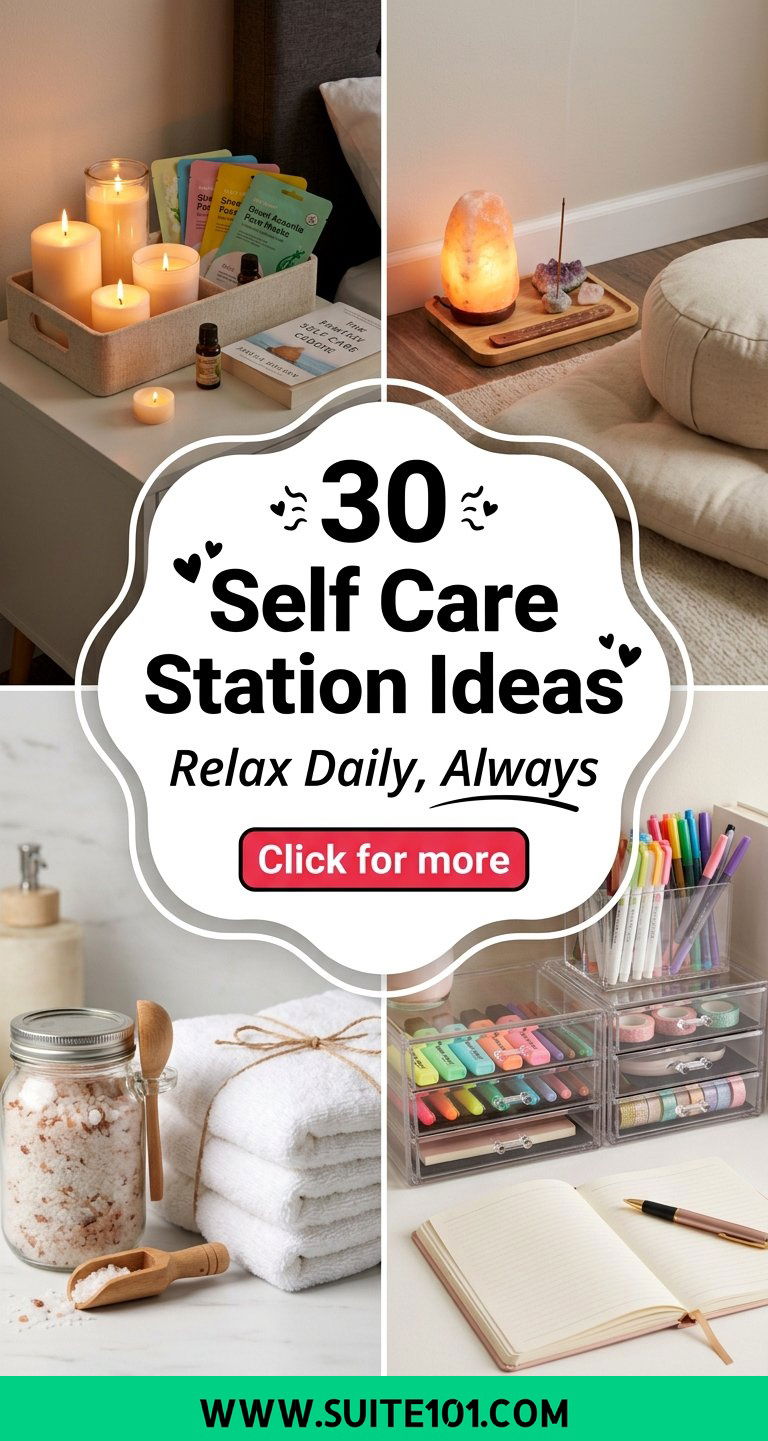 30 Self Care Station Ideas to Stay Relaxed Every Day at Home - 30 Self Care Station Ideas to Stay Relaxed Every Day at Home