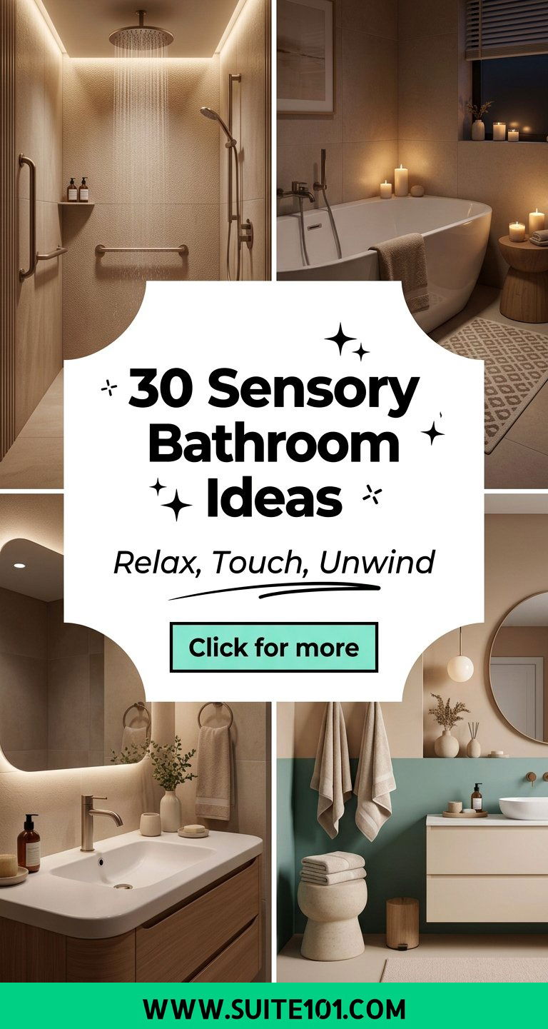 30 Sensory Bathroom Ideas for a Relaxing Touch-Friendly Space - 30 Sensory Bathroom Ideas for a Relaxing, Touch-Friendly Space