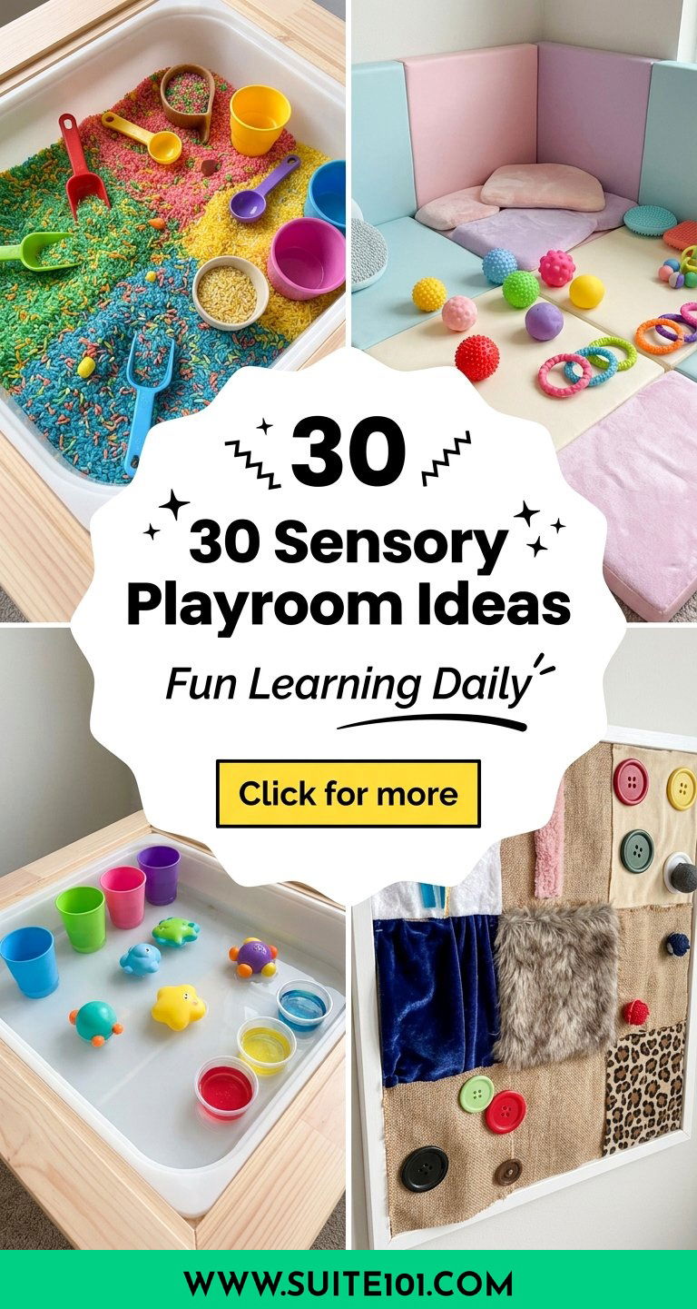30 Sensory Playroom Ideas for Toddlers Fun and Learning - 30 Sensory Playroom Ideas for Toddlers' Fun and Learning
