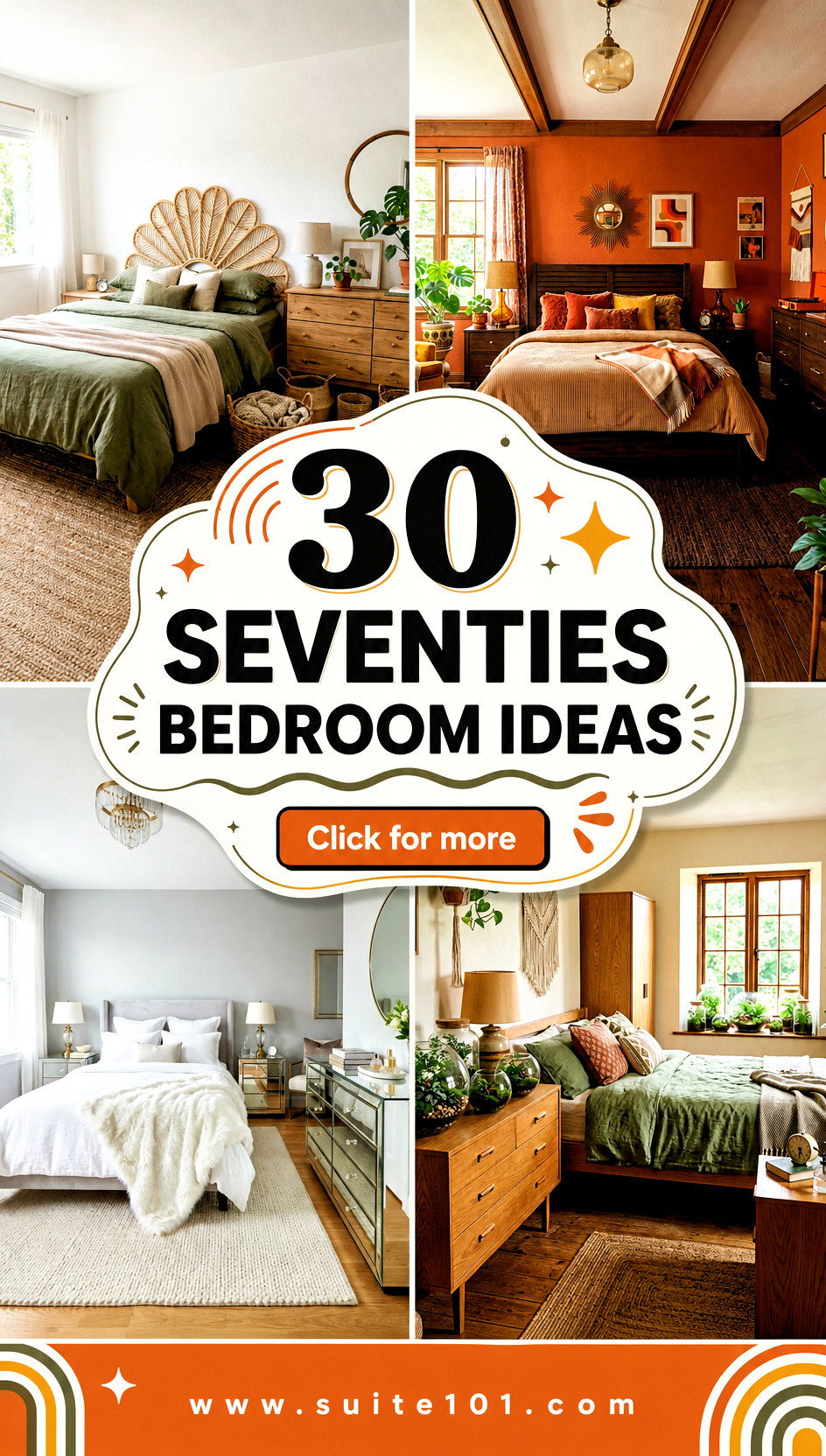 30 Seventies Bedroom Ideas for Bold Retro Comfort Every Night - 30 Seventies Bedroom Ideas for Bold Retro Comfort Every Night