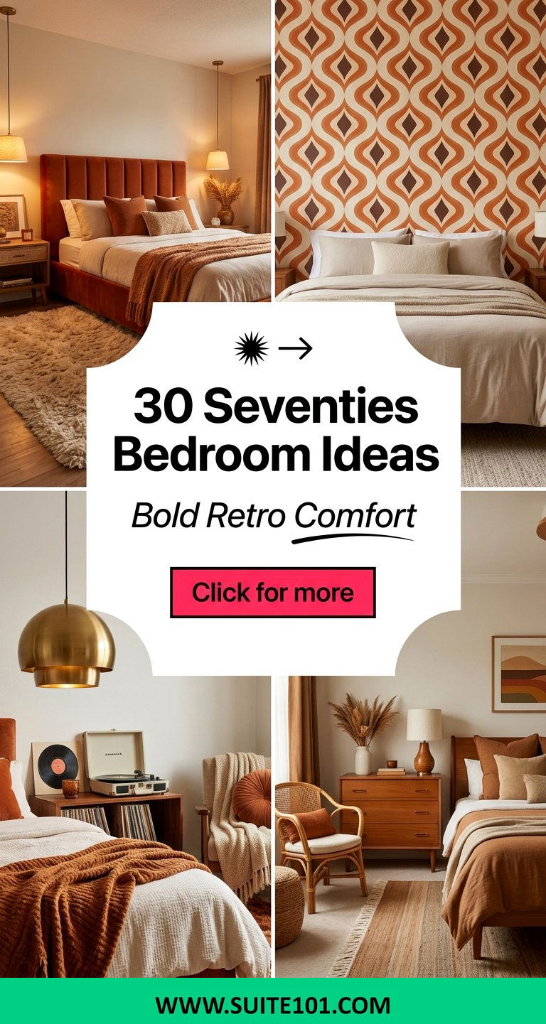 30 Seventies Bedroom Ideas for Bold Retro Comfort Every Night - 30 Seventies Bedroom Ideas for Bold Retro Comfort Every Night