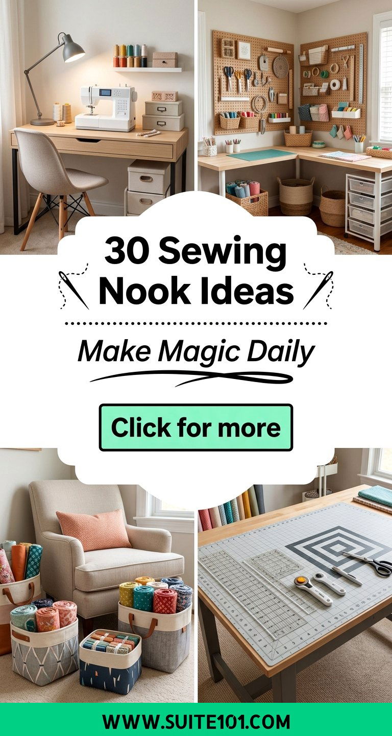 30 Sewing Nook Ideas to Build Your Dream Craft Corner Today - 30 Sewing Nook Ideas to Build Your Dream Craft Corner Today